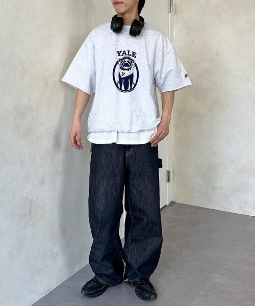 CPCM(シーピーシーエム)の「YALE半袖スウェット(Tシャツ/カットソー・メンズ・グレー/ネイビー/チャコールグレー・LARGE/MEDIUM)」の21枚目の写真