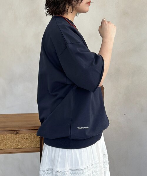 CPCM(シーピーシーエム)の「YALE半袖スウェット(Tシャツ/カットソー・メンズ・グレー/ネイビー/チャコールグレー・LARGE/MEDIUM)」の9枚目の写真