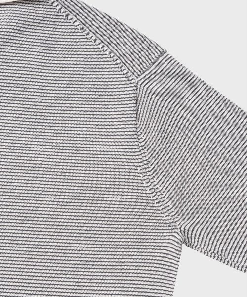 NONBLANK(ノンブランク)の「ストライプカラーHSニット_MELANGE GREY(ニット/セーター・メンズ・グレー・MEDIUM/LARGE/X-LARGE)」の7枚目の写真