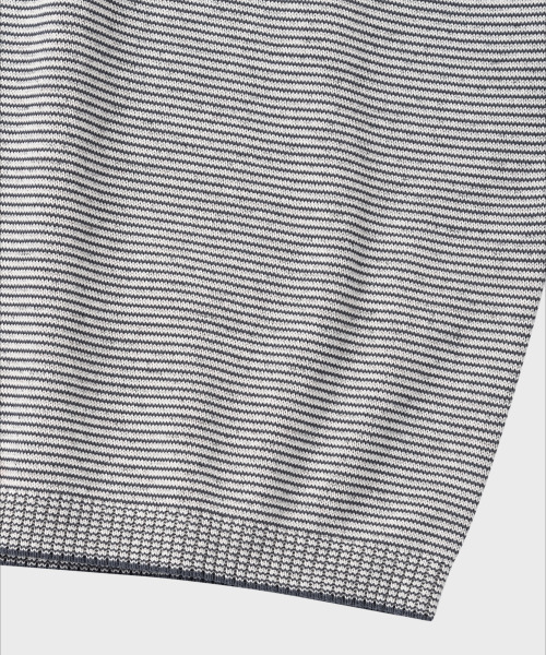 NONBLANK(ノンブランク)の「ストライプカラーHSニット_MELANGE GREY(ニット/セーター・メンズ・グレー・MEDIUM/LARGE/X-LARGE)」の8枚目の写真