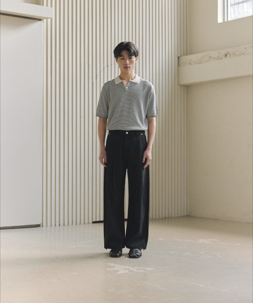 NONBLANK(ノンブランク)の「ストライプカラーHSニット_MELANGE GREY(ニット/セーター・メンズ・グレー・MEDIUM/LARGE/X-LARGE)」の11枚目の写真