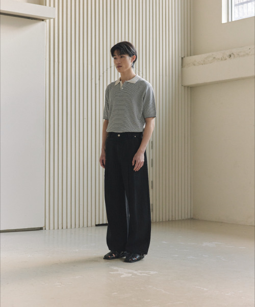 NONBLANK(ノンブランク)の「ストライプカラーHSニット_MELANGE GREY(ニット/セーター・メンズ・グレー・MEDIUM/LARGE/X-LARGE)」の12枚目の写真