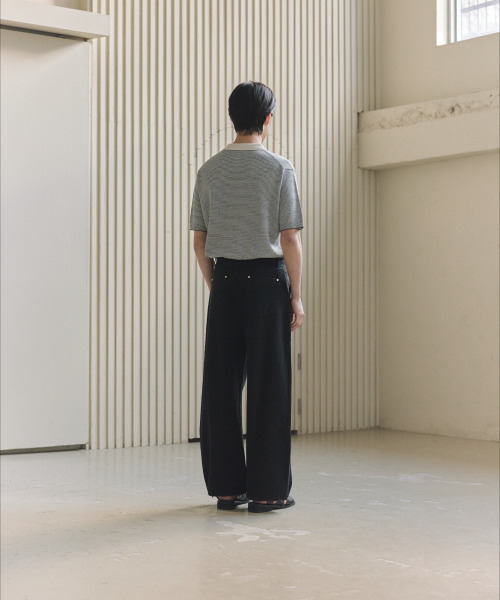 NONBLANK(ノンブランク)の「ストライプカラーHSニット_MELANGE GREY(ニット/セーター・メンズ・グレー・MEDIUM/LARGE/X-LARGE)」の13枚目の写真