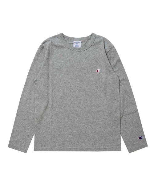 Champion(チャンピオン)の「チャンピオン チャンピオン 長袖Tシャツ Champion LONG SLEEVE T-SHIRT(Tシャツ/カットソー・キッズ・ネイビー/ホワイト/ブラック/オフホワイト/グレー・130cm/140cm/150cm/160cm)」の5枚目の写真