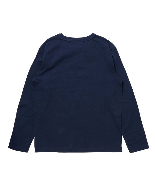 Champion(チャンピオン)の「チャンピオン チャンピオン 長袖Tシャツ Champion LONG SLEEVE T-SHIRT(Tシャツ/カットソー・キッズ・ネイビー/ホワイト/ブラック/オフホワイト/グレー・130cm/140cm/150cm/160cm)」の9枚目の写真