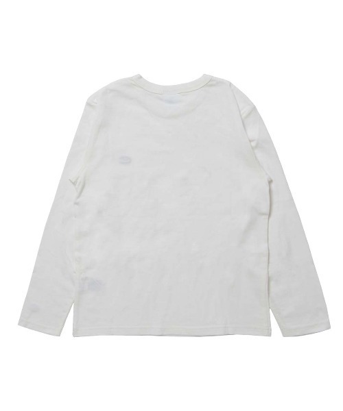 Champion(チャンピオン)の「チャンピオン チャンピオン 長袖Tシャツ Champion LONG SLEEVE T-SHIRT(Tシャツ/カットソー・キッズ・ネイビー/ホワイト/ブラック/オフホワイト/グレー・130cm/140cm/150cm/160cm)」の11枚目の写真