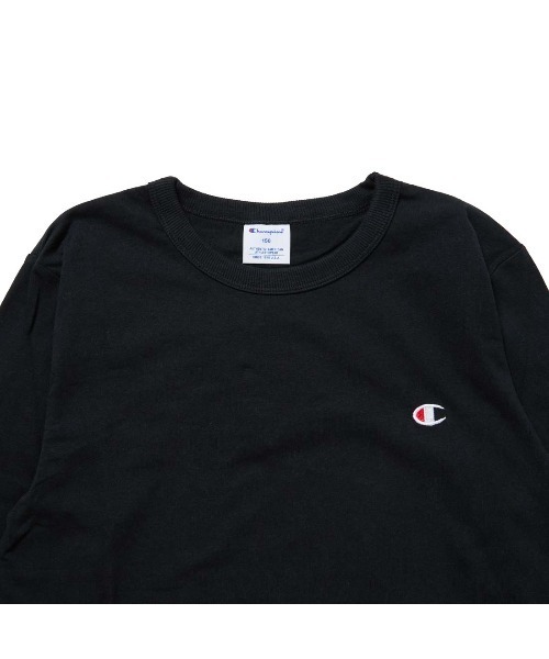 Champion(チャンピオン)の「チャンピオン チャンピオン 長袖Tシャツ Champion LONG SLEEVE T-SHIRT(Tシャツ/カットソー・キッズ・ネイビー/ホワイト/ブラック/オフホワイト/グレー・130cm/140cm/150cm/160cm)」の13枚目の写真