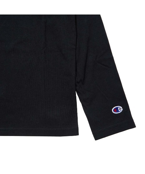 Champion(チャンピオン)の「チャンピオン チャンピオン 長袖Tシャツ Champion LONG SLEEVE T-SHIRT(Tシャツ/カットソー・キッズ・ネイビー/ホワイト/ブラック/オフホワイト/グレー・130cm/140cm/150cm/160cm)」の7枚目の写真