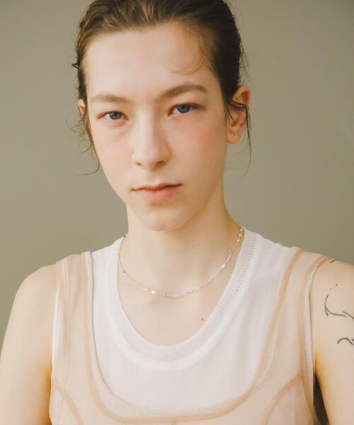 URBAN RESEARCH(アーバンリサーチ)の「decor『デコール』 ECLAIR CHAIN NECKLACE(ネックレス・レディース・シルバー・-)」の3枚目の写真