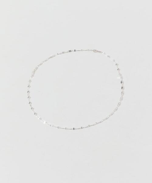 URBAN RESEARCH(アーバンリサーチ)の「decor『デコール』 ECLAIR CHAIN NECKLACE(ネックレス・レディース・シルバー・-)」の4枚目の写真