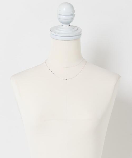 URBAN RESEARCH(アーバンリサーチ)の「decor『デコール』 ECLAIR CHAIN NECKLACE(ネックレス・レディース・シルバー・-)」の5枚目の写真