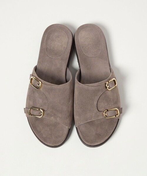 il sandalo of capri(イルサンダロオフカプリ)の「【別注】<il Sandalo of Capri for conte>covered サンダル(サンダル・レディース・ブラウン系・37/36/38)」の5枚目の写真
