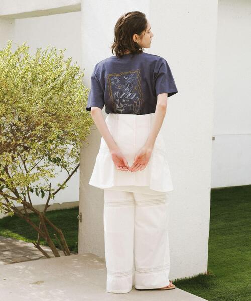 URBAN RESEARCH Sonny Label(アーバンリサーチサニーレーベル)の「TAKE ME TO THE SEA T-SHIRTS(Tシャツ/カットソー・レディース・オフホワイト/ピンク/ネイビー・FREE)」の22枚目の写真
