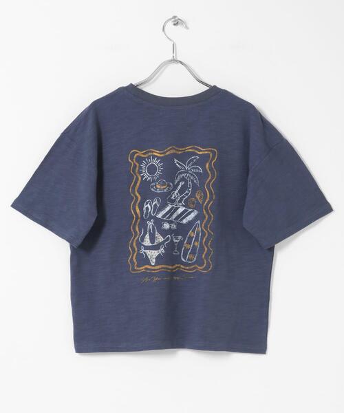 URBAN RESEARCH Sonny Label(アーバンリサーチサニーレーベル)の「TAKE ME TO THE SEA T-SHIRTS(Tシャツ/カットソー・レディース・オフホワイト/ピンク/ネイビー・FREE)」の20枚目の写真