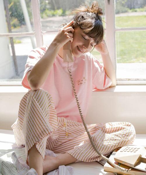 URBAN RESEARCH Sonny Label(アーバンリサーチサニーレーベル)の「TAKE ME TO THE SEA T-SHIRTS(Tシャツ/カットソー・レディース・オフホワイト/ピンク/ネイビー・FREE)」の16枚目の写真