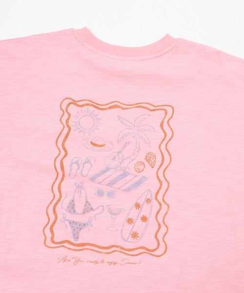 URBAN RESEARCH Sonny Label(アーバンリサーチサニーレーベル)の「TAKE ME TO THE SEA T-SHIRTS(Tシャツ/カットソー・レディース・オフホワイト/ピンク/ネイビー・FREE)」の8枚目の写真