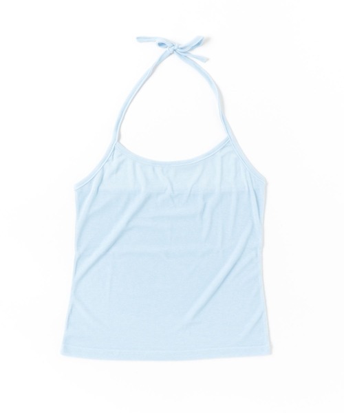 NUJOH(ヌゾ)の「Layered Strap Sleeveless Set / レイヤードストラップスリーブレスセット(Tシャツ/カットソー・レディース・ブラック×ホワイト/イエロー× ブルー/ライトブルー・FREE)」の8枚目の写真