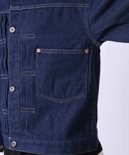ARCADE(アーケード)の「大戦モデル 革パッチ デニムジャケット Gジャン UTIL CLOTHING(デニムジャケット・メンズ・インディゴブルー・46/44/42/40/38)」の11枚目の写真