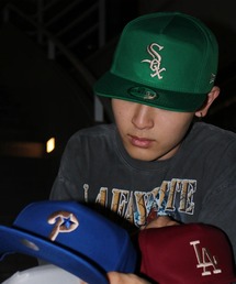 NEW ERA（ニューエラ）の「ニューエラ【NEW ERA】- シカゴ・ホワイトソックス キャップ【CHICAGO WHITE SOX CO THE GOLFER KELLY GREEN 14712439】（キャップ）」
