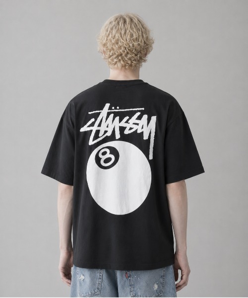 セール】【STUSSY】ステューシー 8BALL HALF T-SHIRTS ロゴ 半袖 T