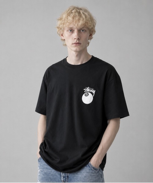 STUSSY(ステューシー)の「【STUSSY】ステューシー 8BALL HALF T-SHIRTS ロゴ 半袖 Tシャツ/ 1905103(Tシャツ/カットソー・メンズ・ブラック/ホワイト・MEDIUM/LARGE/X-LARGE)」の5枚目の写真