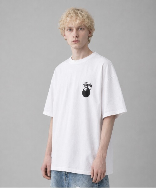 STUSSY(ステューシー)の「【STUSSY】ステューシー 8BALL HALF T-SHIRTS ロゴ 半袖 Tシャツ/ 1905103(Tシャツ/カットソー・メンズ・ブラック/ホワイト・MEDIUM/LARGE/X-LARGE)」の6枚目の写真