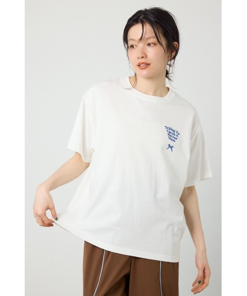 RODEO CROWNS WIDE BOWL(ロデオクラウンズワイドボウル)の「フルーツアソートTEE(Tシャツ/カットソー・レディース・ブラック/サックスブルー/オフホワイト・SMALL/MEDIUM)」の6枚目の写真