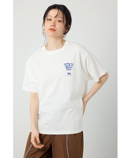 RODEO CROWNS WIDE BOWL(ロデオクラウンズワイドボウル)の「フルーツアソートTEE(Tシャツ/カットソー・レディース・ブラック/サックスブルー/オフホワイト・SMALL/MEDIUM)」の7枚目の写真