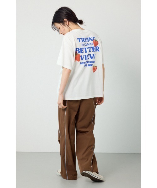 RODEO CROWNS WIDE BOWL(ロデオクラウンズワイドボウル)の「フルーツアソートTEE(Tシャツ/カットソー・レディース・ブラック/サックスブルー/オフホワイト・SMALL/MEDIUM)」の9枚目の写真