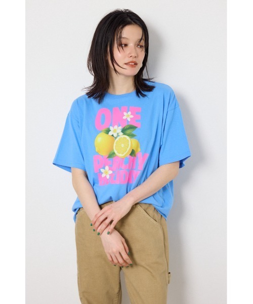 RODEO CROWNS WIDE BOWL(ロデオクラウンズワイドボウル)の「フルーツアソートTEE(Tシャツ/カットソー・レディース・ブラック/サックスブルー/オフホワイト・SMALL/MEDIUM)」の10枚目の写真