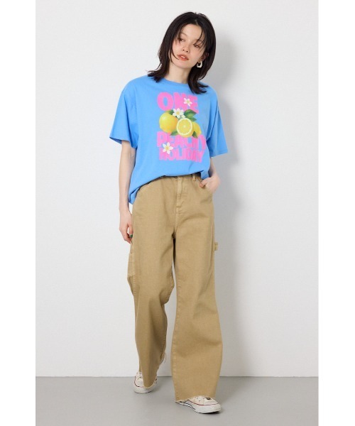 RODEO CROWNS WIDE BOWL(ロデオクラウンズワイドボウル)の「フルーツアソートTEE(Tシャツ/カットソー・レディース・ブラック/サックスブルー/オフホワイト・SMALL/MEDIUM)」の13枚目の写真