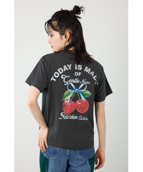RODEO CROWNS WIDE BOWL(ロデオクラウンズワイドボウル)の「フルーツアソートTEE(Tシャツ/カットソー・レディース・ブラック/サックスブルー/オフホワイト・SMALL/MEDIUM)」の15枚目の写真