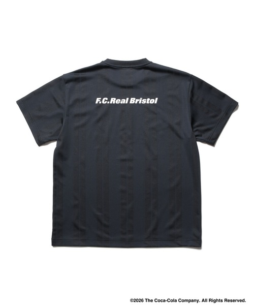 F.C.Real Bristol(エフシーレアルブリストル)の「Coca-Cola WEAVE STRIPE GAME SHIRT(Tシャツ/カットソー・メンズ・グリーン/ブラック/ホワイト・MEDIUM/SMALL/XX-LARGE/X-LARGE/LARGE)」の9枚目の写真
