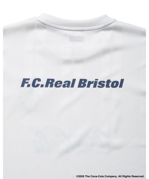 F.C.Real Bristol(エフシーレアルブリストル)の「Coca-Cola WEAVE STRIPE GAME SHIRT(Tシャツ/カットソー・メンズ・グリーン/ブラック/ホワイト・MEDIUM/SMALL/XX-LARGE/X-LARGE/LARGE)」の7枚目の写真
