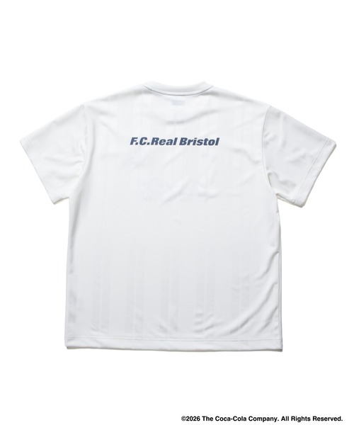 F.C.Real Bristol(エフシーレアルブリストル)の「Coca-Cola WEAVE STRIPE GAME SHIRT(Tシャツ/カットソー・メンズ・グリーン/ブラック/ホワイト・MEDIUM/SMALL/XX-LARGE/X-LARGE/LARGE)」の5枚目の写真