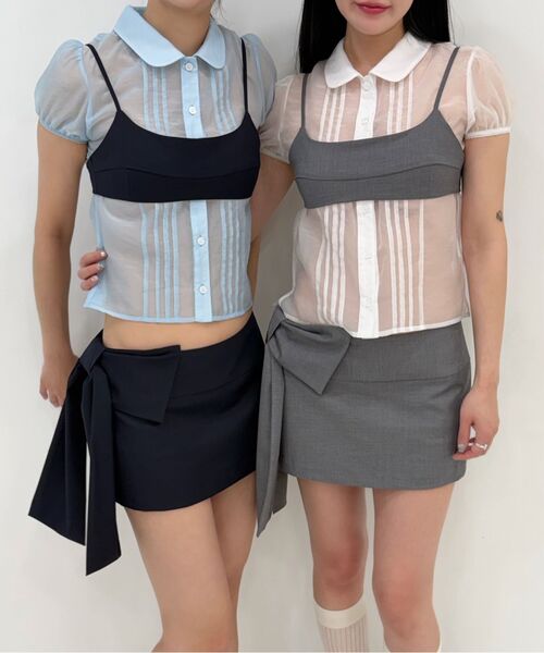 CRANK(クランク)の「リボンマイクロスカート_グレー(スカート・レディース・その他・SMALL/MEDIUM)」の13枚目の写真