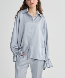 birthdaybash ブラウス JACQUARD FRILL A LINE TOPS - BIRTHDAY BASH