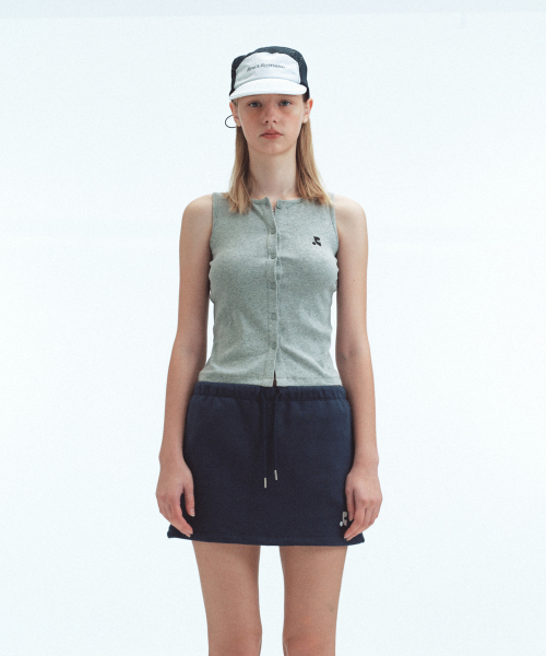 Rest&Recreation（レストアンドレクリエーション）の「SLEEVELESS CARDIGAN - GREY（Tシャツ/カットソー・レディース・その他・ONE）」の3枚目の写真
