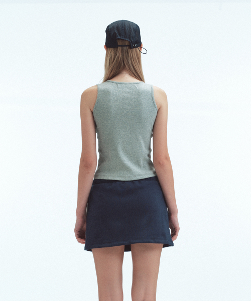 Rest&Recreation（レストアンドレクリエーション）の「SLEEVELESS CARDIGAN - GREY（Tシャツ/カットソー・レディース・その他・ONE）」の5枚目の写真
