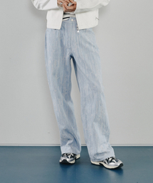 MODEN ARDOR（モデンアルダー）の「エッテレインワイドデニムパンツ（淡い青）（デニムパンツ）」