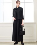 AIMER（エメ）の「【喪服・WEB限定】前開きファスナーパンツスタイル