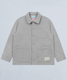ROUND-COLLAR 6-BUTTON JACKET(GRAY)