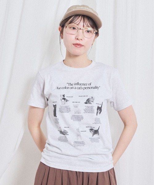 cat studies kids Tshirt（Tシャツ/カットソー）｜fig London（フィグ