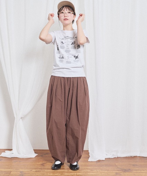 fig London(フィグロンドン)の「cat studies kids Tshirt(Tシャツ/カットソー・レディース・グレー・FREE)」の12枚目の写真