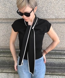 JENNE | リボンニットトップス(Tシャツ/カットソー)