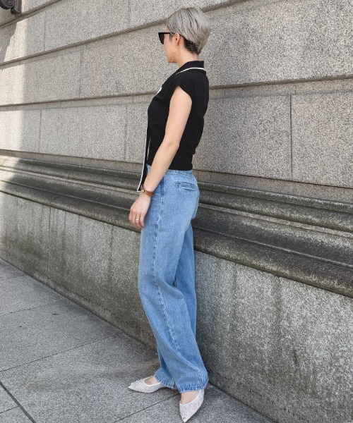 JENNE(ジェンヌ)の「リボンニットトップス(Tシャツ/カットソー・レディース・ホワイト/ブラック/レッド・SMALL/MEDIUM/LARGE)」の10枚目の写真