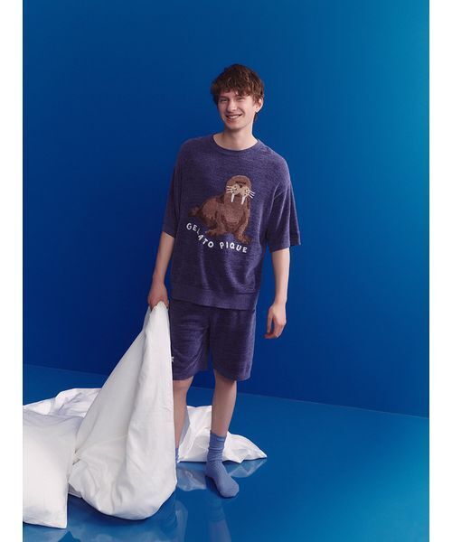 セール】【HOMME】【接触冷感】スムーズィーliteシーアニマル