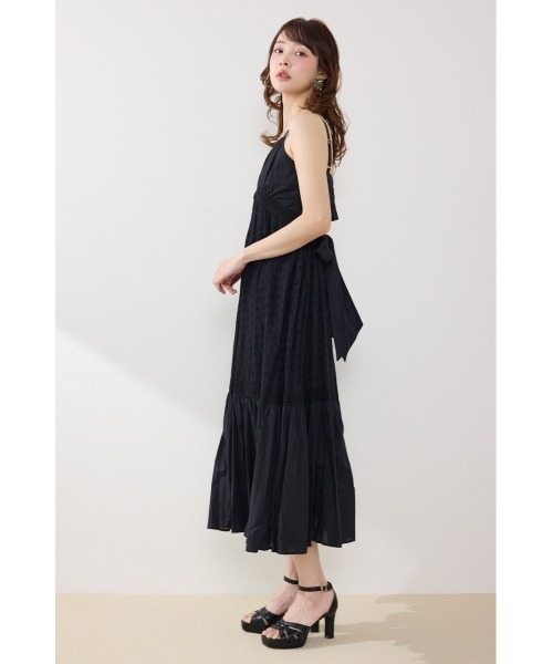 rienda(リエンダ)の「コットンレースティアードキャミワンピース 春服 夏服(ワンピース・レディース・ブラック/レッド/ダークブラウン・FREE)」の15枚目の写真