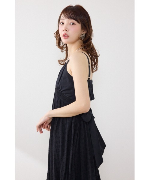 rienda(リエンダ)の「コットンレースティアードキャミワンピース 春服 夏服(ワンピース・レディース・ブラック/レッド/ダークブラウン・FREE)」の18枚目の写真