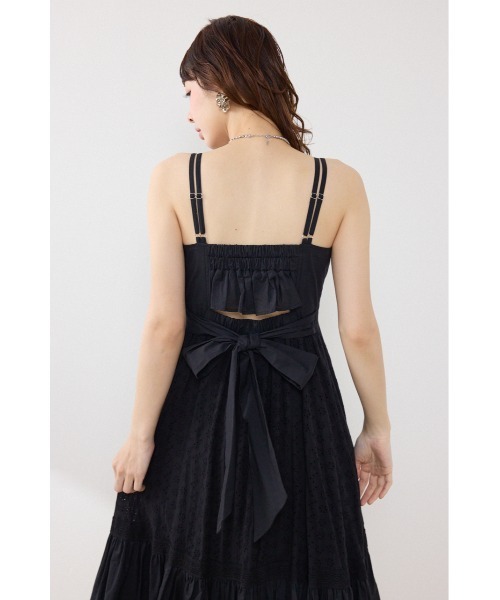 rienda(リエンダ)の「コットンレースティアードキャミワンピース 春服 夏服(ワンピース・レディース・ブラック/レッド/ダークブラウン・FREE)」の19枚目の写真